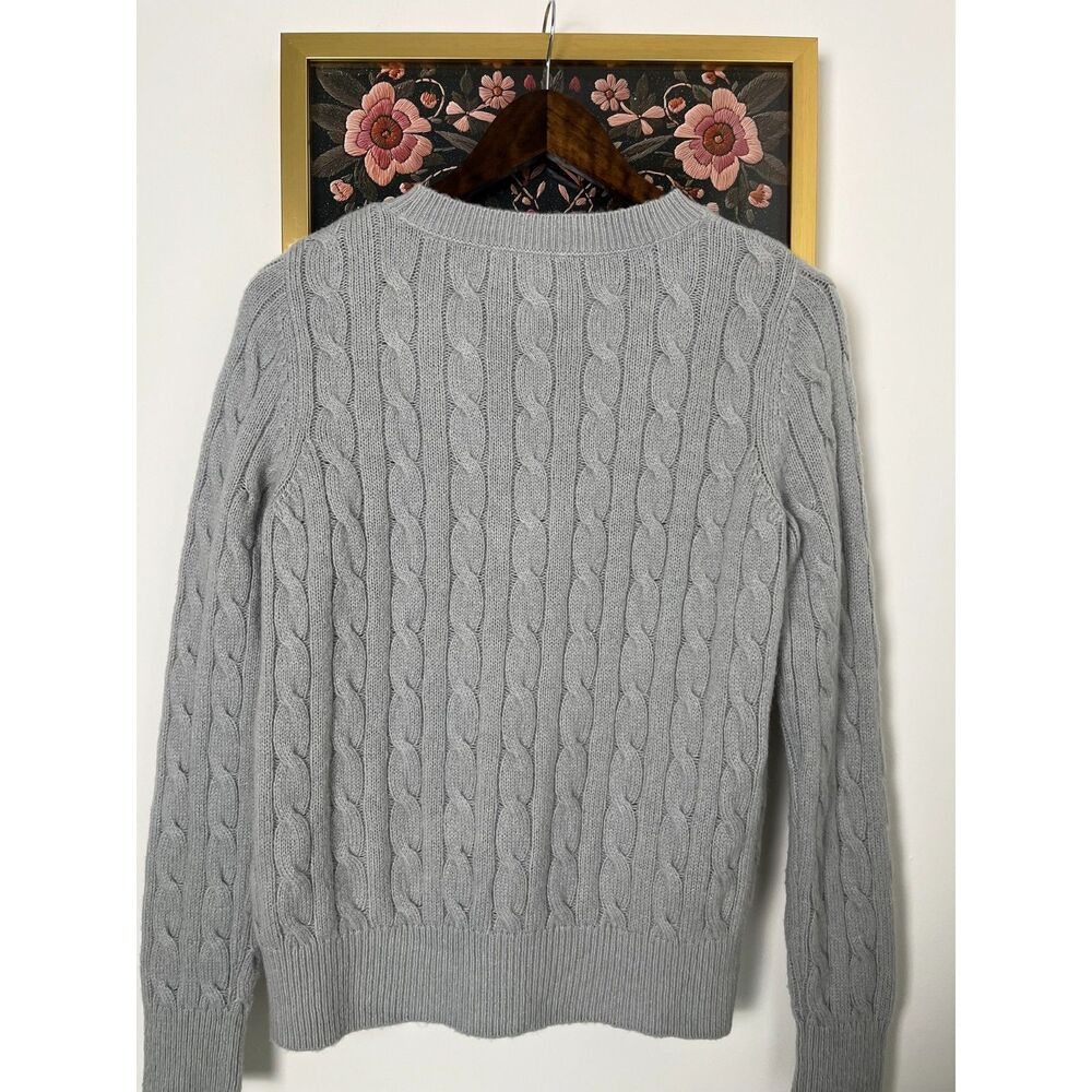 Vineyard Vines Lightweight Heather Grey Pullover Classic Prep S - Picture 4 of 6
